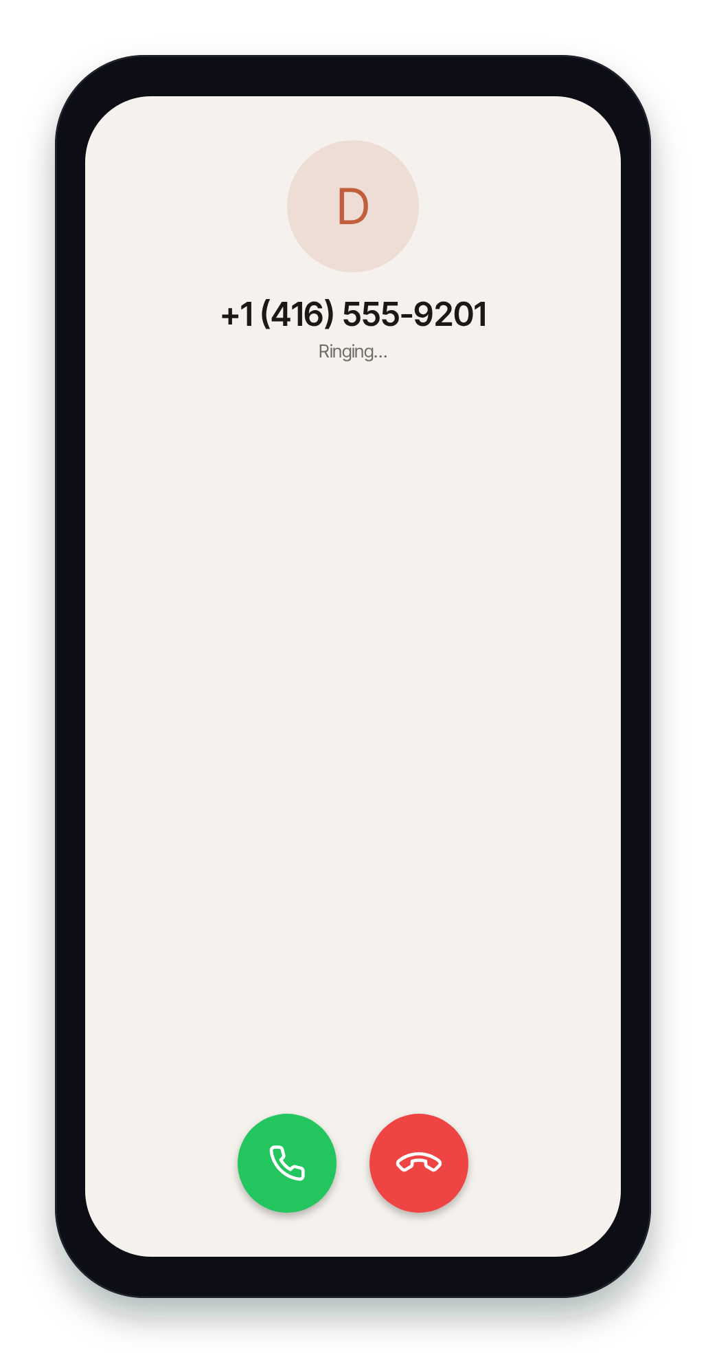 Pulse incoming call screen